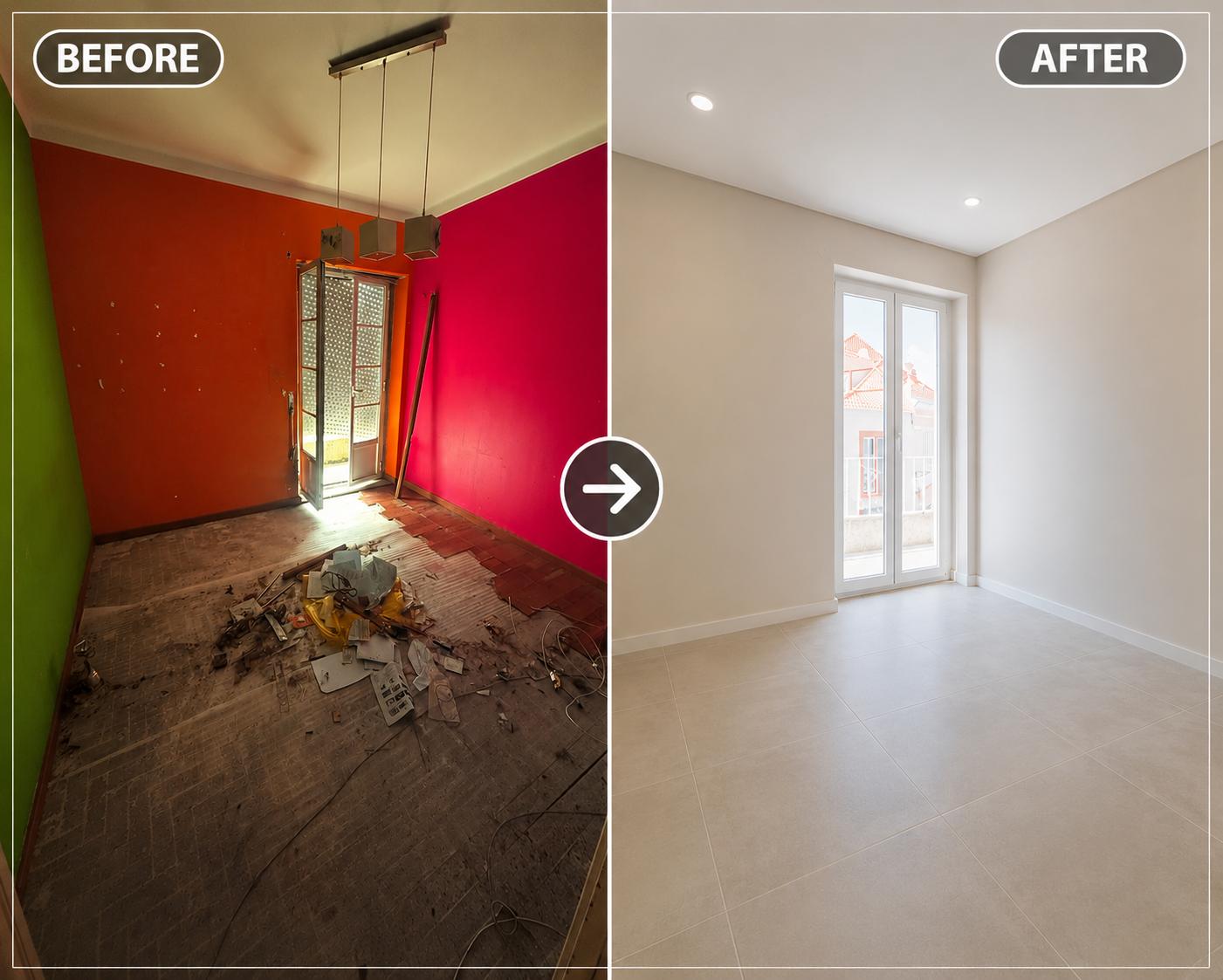 Bedroom renovated