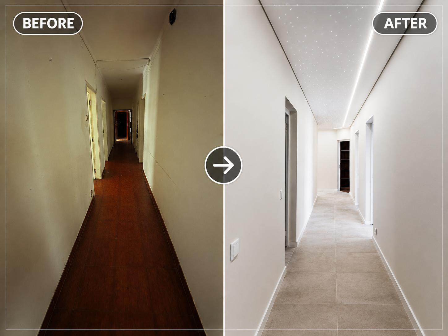 Hallway renovated