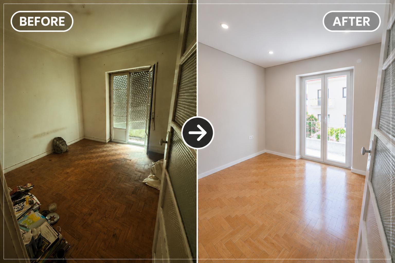 Bedroom renovated