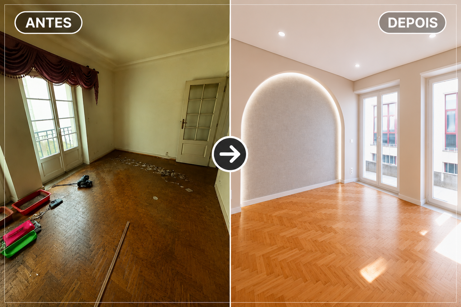 Sala renovada